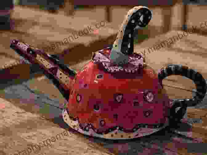 A Ceramic Teapot With A Chipped Spout And A Crumbling Handle, Covered In Abstract Drip Paintings. Selling Dead People S Things: Inexplicably True Tales Vintage Fails Objects Of Objectionable Estates