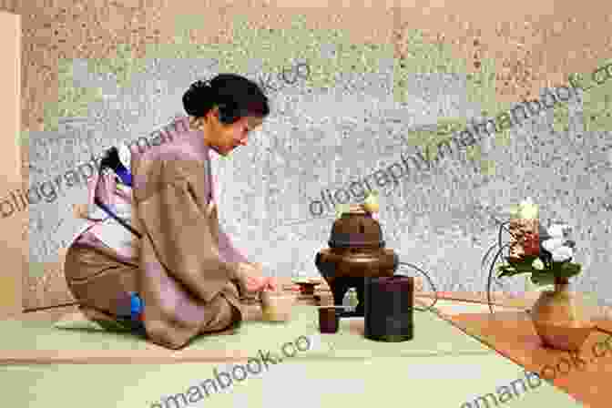 A Japanese Tea Ceremony Taking Place In A Traditional Tea Garden Songs In The Garden: Poetry And Gardens In Ancient Japan