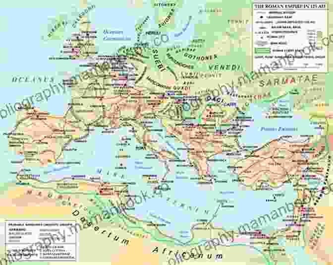 A Map Of The Roman Road Network Rome: European Culture And Its Impact On World Culture (European History Empire Roman Military Ancient Greece Ancient History Mythology)
