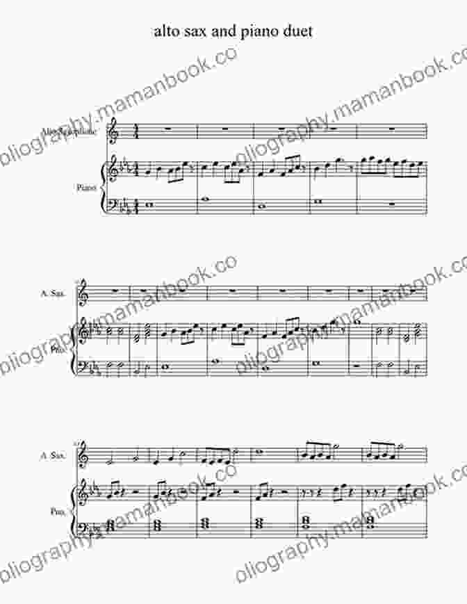 Alto Saxophone And Piano On A Music Stand 5 Easy Blues Alto Saxophone Piano (Piano Parts) (5 Easy Blues For Alto Sax And Piano 2)