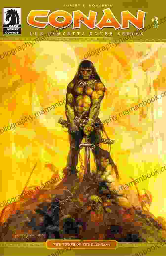 Conan The Barbarian Novel Cover By Frank Frazetta Conan The Barbarian (1970 1993) #92 Roy Thomas