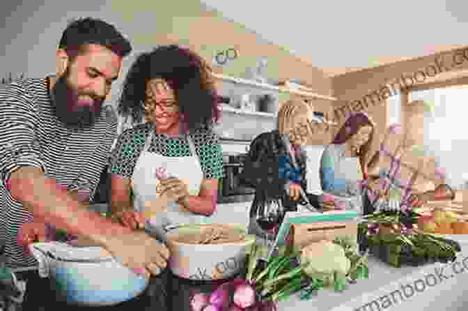 Couple Enjoying A Private Cooking Class, Laughing And Preparing A Meal Together Making Memories: Creative Dating Ideas