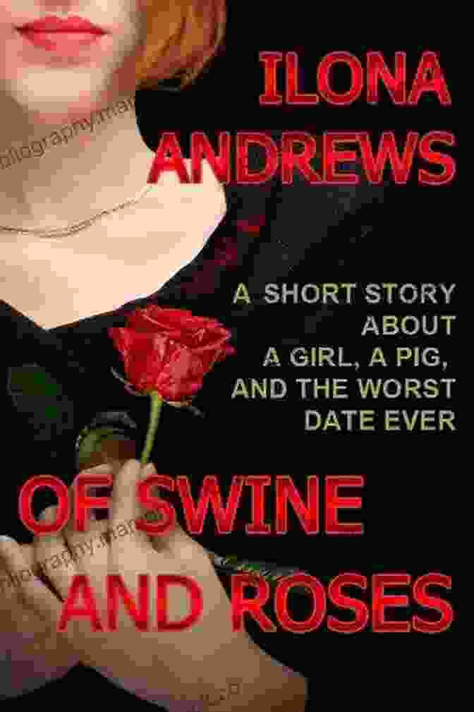 Cover Art For 'Of Swine And Roses' By Ilona Andrews, Featuring A Man And Woman Standing In The Shadows, Surrounded By A Pack Of Wolves. Of Swine And Roses Ilona Andrews