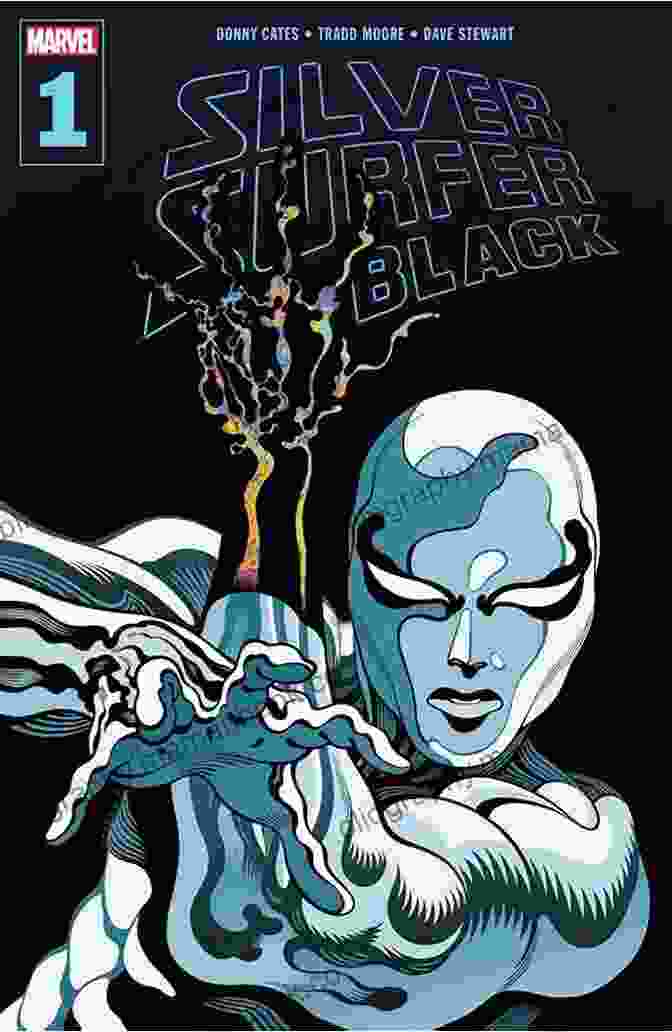 Cover Art Of Silver Surfer Black 2024 By Donny Cates, Featuring The Silver Surfer Flying Through A Cosmic Landscape Silver Surfer: Black (2024) #2 (of 5) Donny Cates