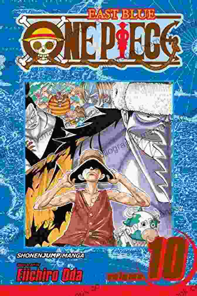 Cover Of The Ok Let Stand Up! One Piece Graphic Novel, Featuring Monkey D. Luffy And The Straw Hat Pirates. One Piece Vol 10: OK Let S Stand Up (One Piece Graphic Novel)