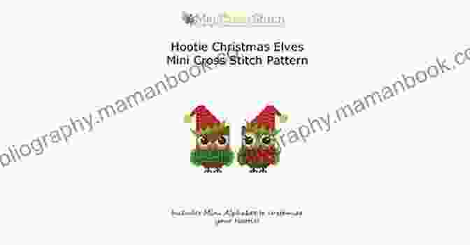 Hootie Christmas Elves Mini Cross Stitch Chart