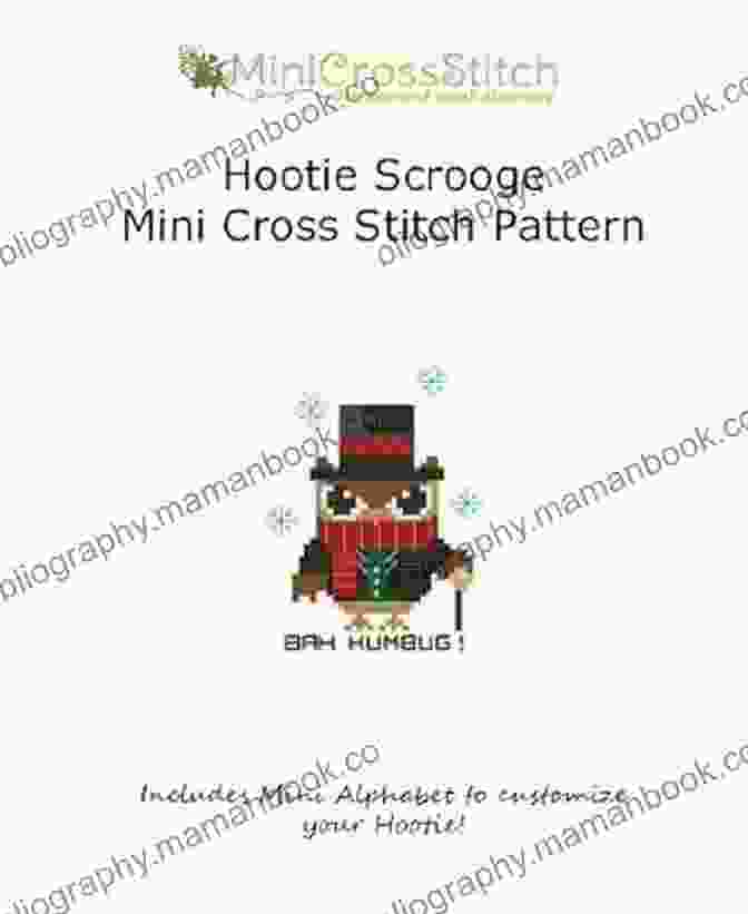 hootie scrooge mini cross stitch pattern