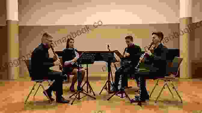 Image Of A Clarinet Quartet Performing Italian Polka Clarinet Quartet Score Parts
