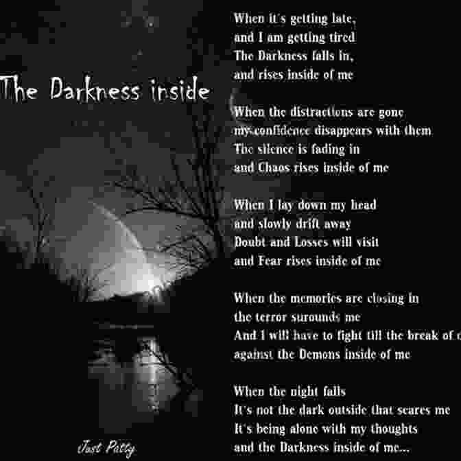 Image Of A Poem Titled 'Shadows Of The Night' With Dark And Brooding Imagery Venom: A Collection Of Poems