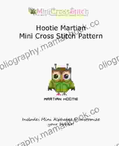 Hootie Martian Mini Cross Stitch Pattern