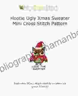 Hootie Ugly Christmas Sweater Mini Cross Stitch Pattern