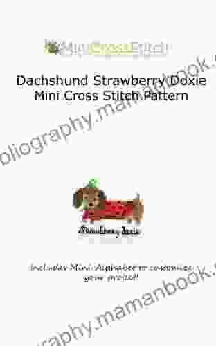 Dachshund Strawberry Doxie Pinoy Stitch